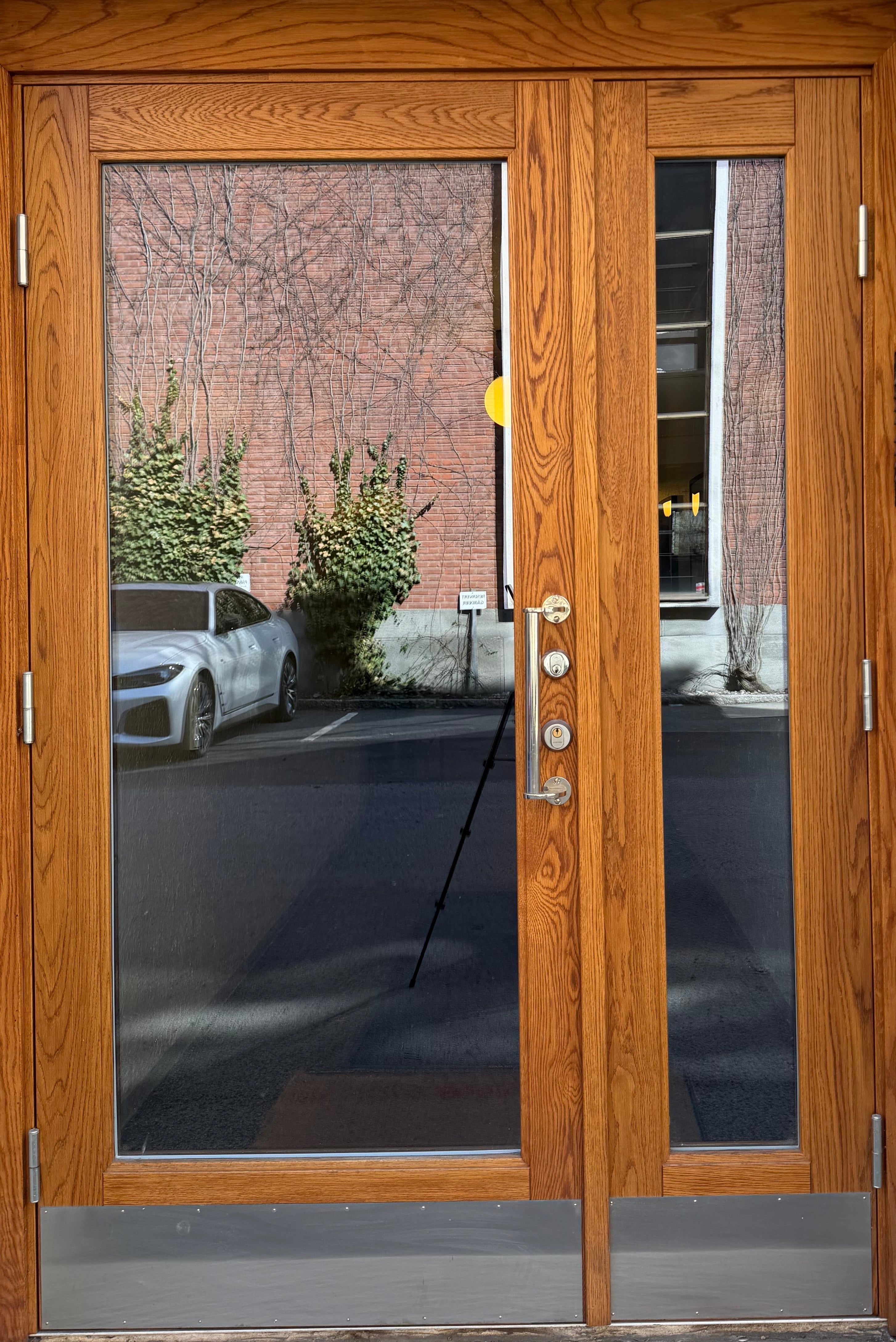 Oljet Eik med store glass